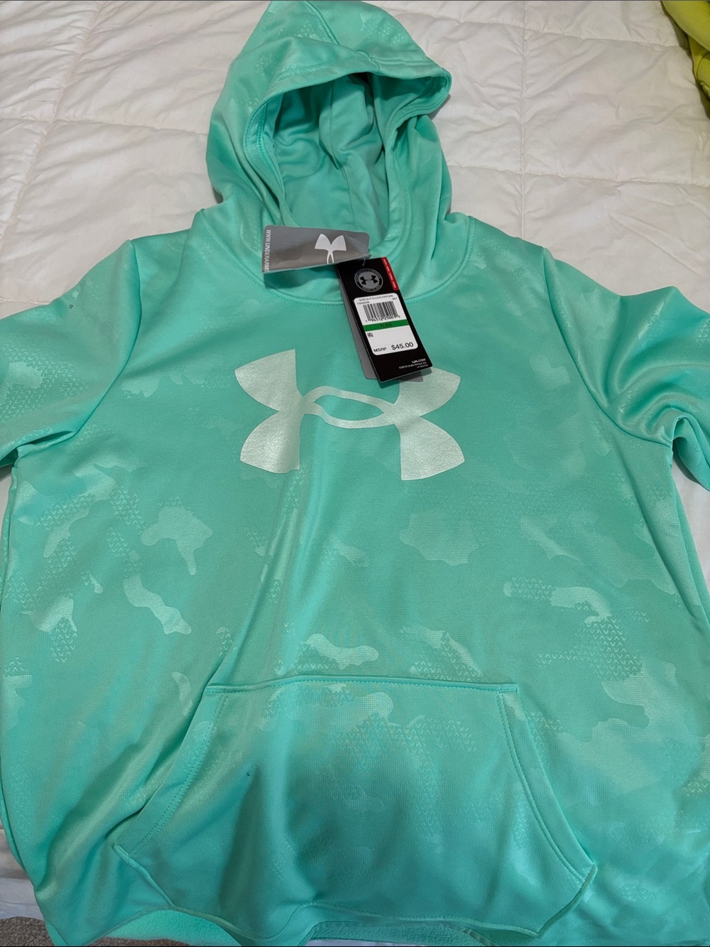 Under Armour Girls’ Sea Green Hoodie NWT
